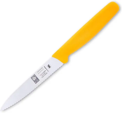 Vista 10 de ICEL Cutlery 241306010-Cuchillo de pelar dentado de 4 pulgadas, negro