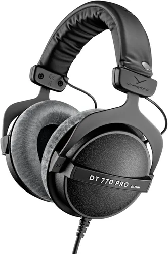 Vista 4 de DT-770-PRO-32 cerrado dinámico para aplicaciones de control y monitoreo de auricular Beyerdynamic, 32 Ohmios, Negro
