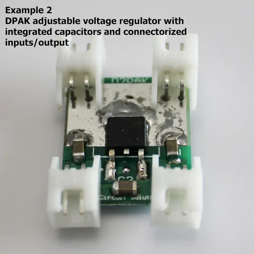 Vista 6 de Soluciones de Circuito Personalizado – Módulo de PCB de Separación SMD a DIP, 4-Pino, Adaptador de Cabezal de D2PAK (DPAK) a DIP con Resistencia SMT