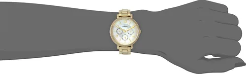 Vista 2 de Fossil es3756Jacqueline Gold-tone de acero inoxidable de la mujer reloj
