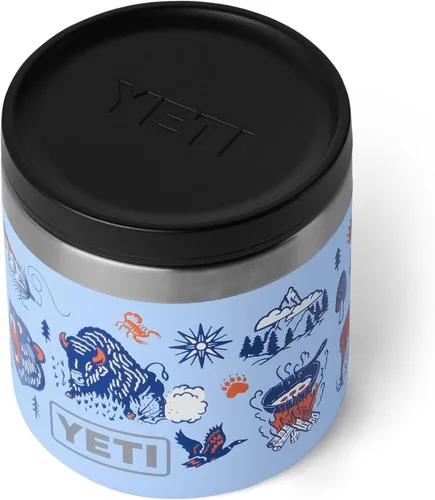 Vista 6 de YETI Rambler - Tarro de alimentos de 8 onzas, aislado al vacío, acero inoxidable, con tapa hermética, Big Sky Summer Camp