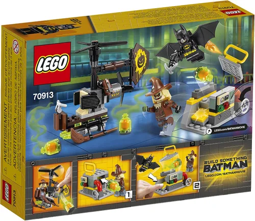 Vista 3 de LEGO Batman película Espantapájaros rostro temeroso 70913 juego de construcción.