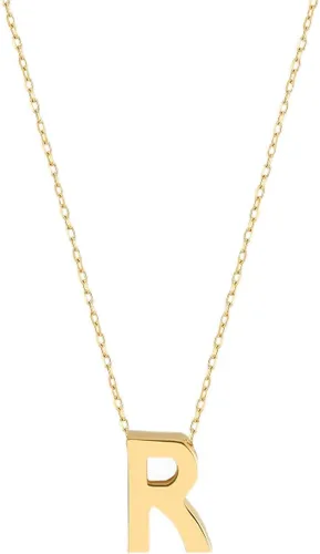 Vista 20 de Gelin 10K Solid Gold Initial Necklace for Women (A to Z All Letters)