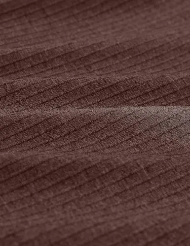 Vista 6 de CRZ YOGA Camiseta sin mangas acanalada sin costuras para mujer con brasier integrado, cuello redondo acolchado, adelgazante, atlética, larga