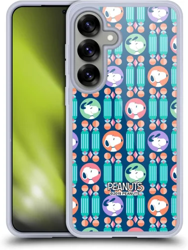 Vista 192 de Head Case Designs Snoopy Deco Dreams - Funda de gel con licencia oficial de Peanuts Blue Pattern [protección de grado militar] compatible con Google