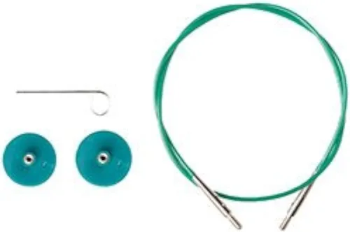 Vista 7 de Knit Picks Options Cable de aguja circular intercambiable para tejer - 16" Verde