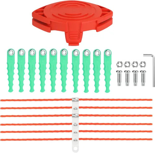 Vista 10 de THTEN SF-080 - Carrete de repuesto para cabezal de recortadora de 20 pies, 0.080 pulgadas, compatible con Black & Decker GH3000 LST540 GH3000R