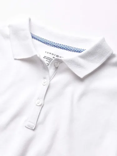 Vista 3 de Tommy Hilfiger Camisa polo de manga larga entrelazada para niñas