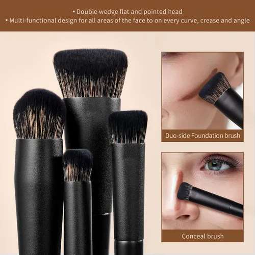 Vista 2 de Jessup Pinceles de maquillaje T336 con cepillo de ojos profesional Set T341