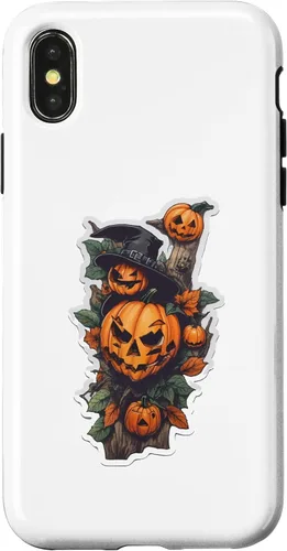 Vista 4 de iPhone 15 Helloween pumpkin monsters Case