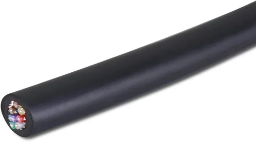 Vista 2 de 28 AWG 9/C CMP Cable de datos RS232 de seguridad con doble blindaje CMP - 16 pies - Uso para adaptadores serie DB9 1 cable blindado doble 28AWG 9/C
