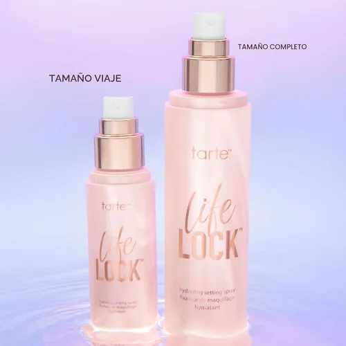 Vista 8 de tarte Life Lock Hydrating Setting Spray – 10-in-1 Weightless Mist with Hyaluronic Acid to Hydrate & Lock Long-Lasting Makeup, Waterproof, Sweatproof