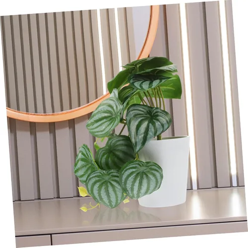 Vista 8 de DECHOUS Planta artificial, bonsái, decoración verde, bonsái artificial, plantas artificiales en maceta, plantas artificiales en maceta, bonsái