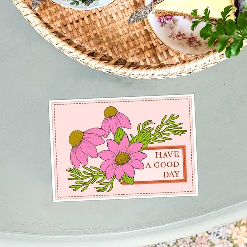 Vista 4 de ORIGACH Sellos transparentes de margaritas, sellos de silicona transparente floral para hacer tarjetas, álbumes de recortes, decoración de álbumes