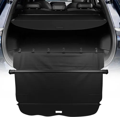 Vista 15 de ECCPP Funda retráctil de carga para automóviles, cubierta de seguridad para maletero 2022-2024, compatible con Rivian R1S, accesorios flexibles