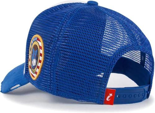 Vista 4 de ililily Gorra de béisbol bordada de la NASA con logotipo de albóndiga, Apollo 1 parche