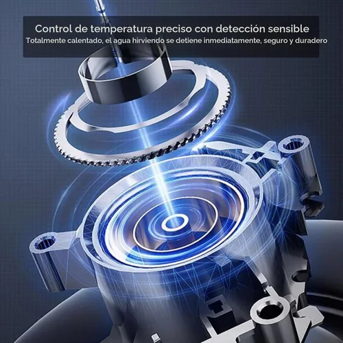 Vista 8 de Zerodis Hervidor eléctrico, hervidor de té de ebullición rápida de 2 litros con forro de acero inoxidable, apagado automático, caldera de agua