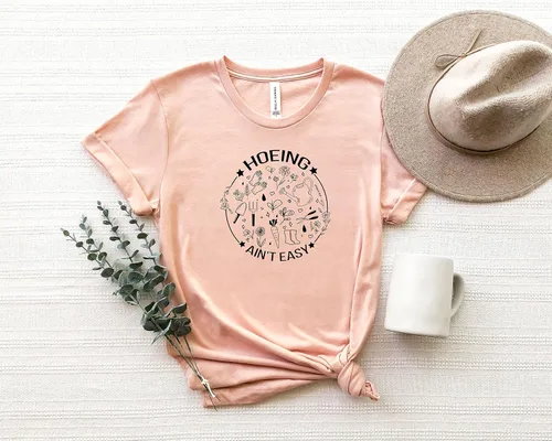 Vista 4 de Hoeing Ain't Easy Shirt, Gardening Shirt, Gardening Gift, Hobby Shirt, Hobby Gift, Plant Shirt, Gift For Husband, Gift For Dad, Hoeing Shirt