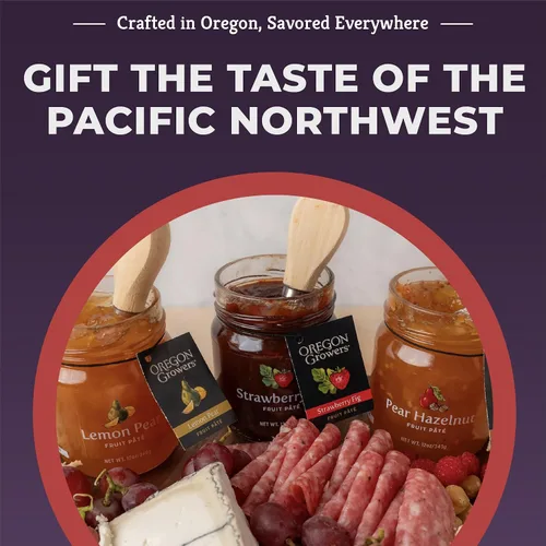 Vista 6 de Oregon Growers Paté de fruta de pera y limón - Mermelada de limón y pera, conservas naturales hechas con azúcar real, gelatina de frutas, combina