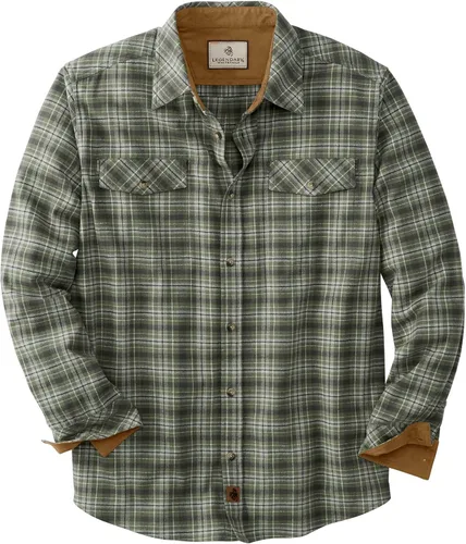Vista 28 de Legendary Whitetails - Camisa de franela para hombre de manga larga con botones, ajuste relajado
