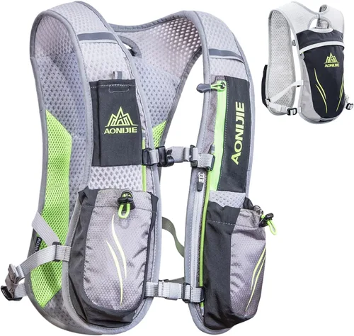 Vista 12 de TRIWONDER Running Vest Hydration Pack Backpack for Men & Women, Lightweight Trail Marathon Run Race Vest for Cycling Jogging