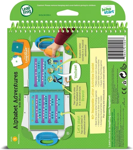 Vista 7 de LeapFrog - Libro de actividades preescolar LeapStart: Aventuras alfabéticas y música