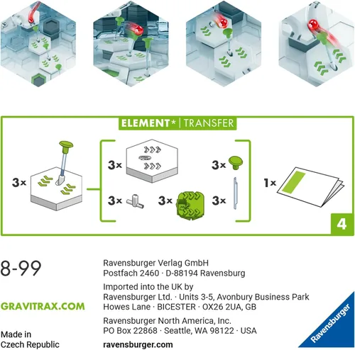 Vista 4 de Ravensburger GraviTrax: Accesorio de transferencia Juguete STEM para niños a partir de 8 años Compatible con todos los sistemas GraviTrax