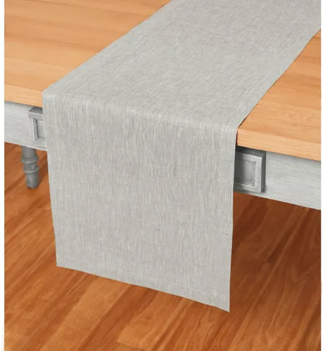 Vista 10 de Solino Home - Camino de mesa de lino natural claro, 14 x 36 pulgadas, Athena, para Acción de Gracias, Navidad, vacaciones, lavable a máquina