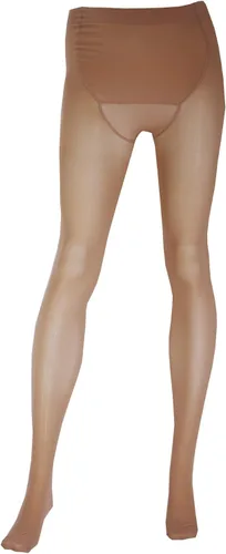 Vista 5 de Truform Sheer Pantyhose de maternidad, compresión de 15-20 mmHg, soporte de abdomen, 20 denier, beige, M