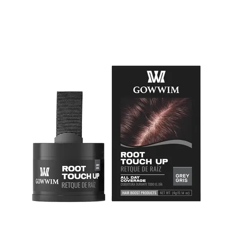 Vista 35 de Polvo para la línea del cabello (caoba) - Cubra instantáneamente las raíces de cabello canoso, sombra para el color del cabello, retoque