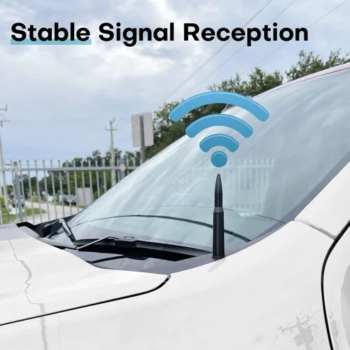 Vista 4 de Antena de camión de coche para Dodge Ram 1500 2012-2026 - Reemplazo de antena corta para accesorios de camión Dodge Ram 1500