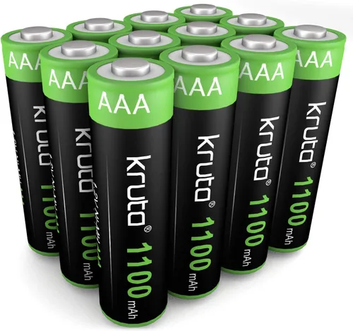 Vista 9 de Luces solares AAA 1100 mAh de alta capacidad 1.2 V Ni-MH recargable AAA batería solar para luces solares al aire libre, cadena de luces de batería