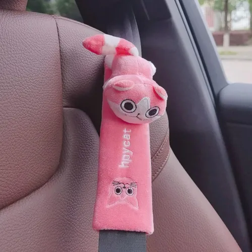 Vista 8 de ZOSTLAND 2 fundas para cinturón de seguridad de automóvil, almohadillas suaves para correa de seguridad automática, funda de cinturón de seguridad 2
