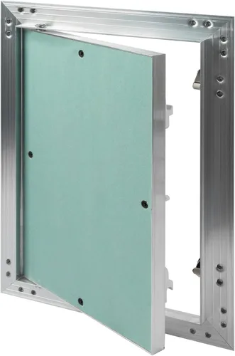 Vista 51 de Panel de acceso de aluminio para paneles de yeso de 6 x 6 pulgadas, puerta del eje de servicio, plomería, electricidad, calefacción, escotilla