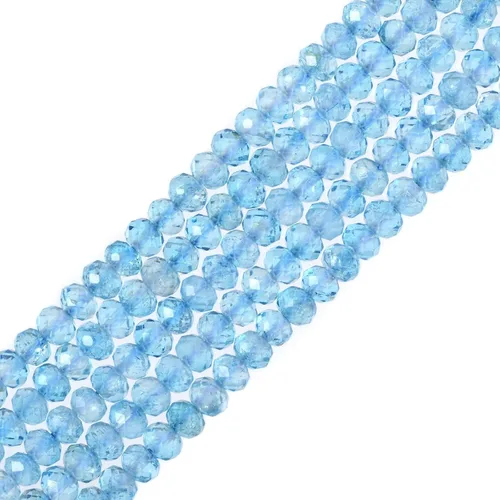 Vista 27 de 7 chakras piedras preciosas de 0.236 in de piedras preciosas facetadas Rondelle sueltas cuentas para hacer joyas DIY cuentas de 16 pulgadas