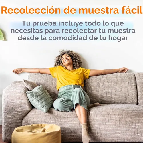 Vista 4 de at Home Kit de prueba de vitamina D, fácil de usar y preciso análisis de sangre para 25 (OH) niveles D para probar las deficiencias de vitamina
