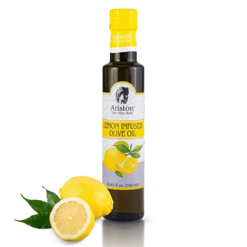 Vista 10 de Ariston "Lo Mejor" Aceite de Oliva Extra Virgen Rico en Antioxidantes, Prensado en Frío, Calidad Premium Producto de Grecia (250ml) 8.45 fl oz