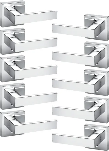 Vista 26 de KNOBWELL - Juego de cerradura con 1 picaporte resistente para puertas de una cara, ideal para puertas interiores reversibles, 0.93 libras