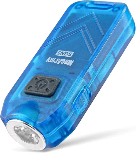 Vista 13 de MecArmy SGN1 Mini llavero recargable USB EDC Flahlight, XP-G2 S5 LED con 530 lúmenes, cuatro modos de iluminación más un llavero estroboscópico