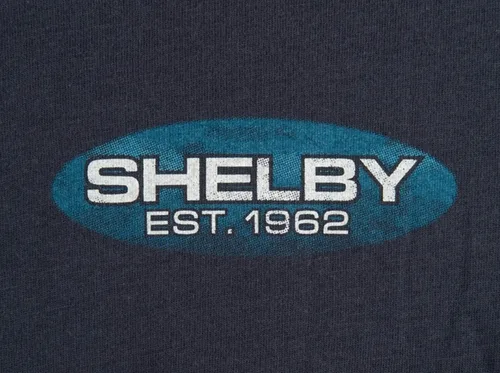 Vista 3 de Camiseta Shelby Patriotic Flag Gris Oscuro Producto Shelby con licencia oficial 100% algodón