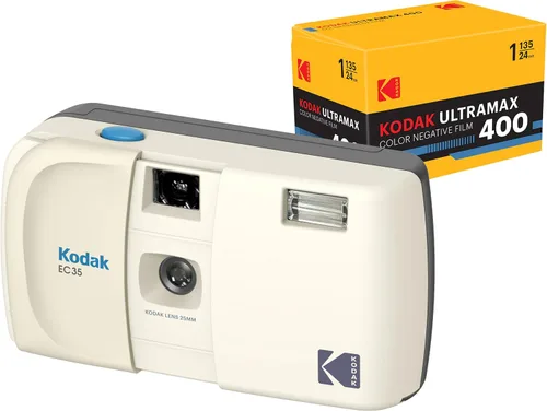 Vista 16 de KODAK EC35 - Cámara de película de 1.378 in, reutilizable, sin enfoque, flash integrado, cubierta deslizante, apto para principiantes