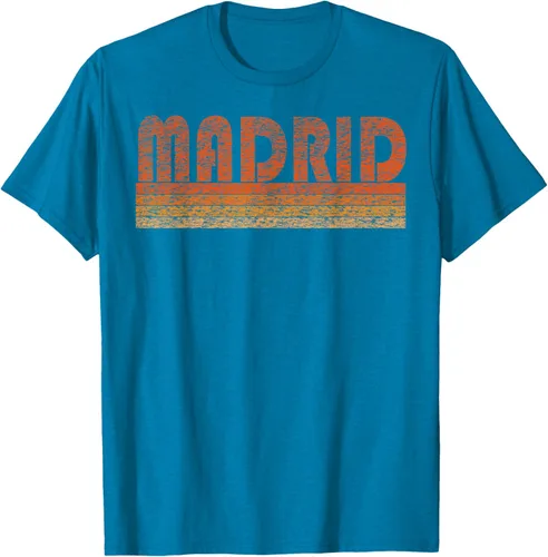 Vista 57 de clásico Retro Madrid playera, hombre 3XL, Asphalt Negro