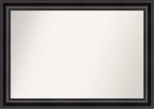 Vista 36 de Amanti Art Espejo personalizado, espejo de baño negro puente, espejo de pared o espejo de tocador de baño sobre el fregadero (26 x 26 pulgadas)