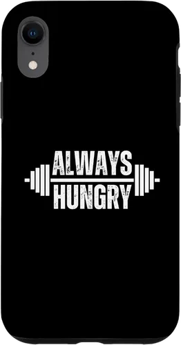 Vista 23 de iPhone 11 Pro Max Funny Body builder Always Hungry Gym Lover Workout Joke Case