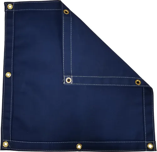 Vista 4 de Lona de poliéster Black Workhorse de 4 pies x 5 pies - 14.5 Oz.