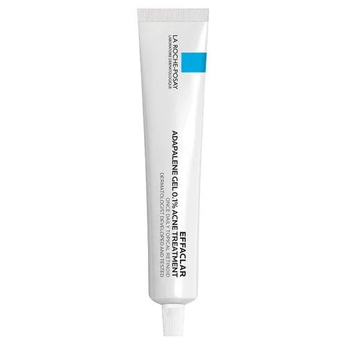 Vista 8 de La Roche-Posay Effaclar Adapalene Gel 0.1% Tratamiento para el acné, crema retinoide, gel medicamento para puntos negros y puntos blancos, sin