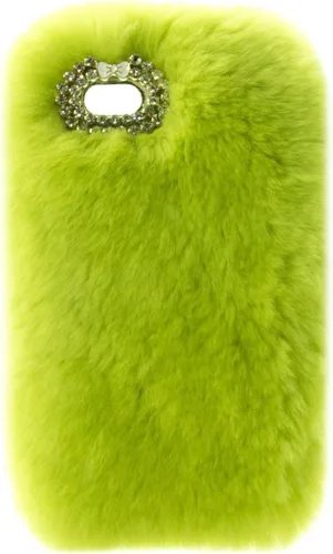 Vista 21 de Funda para Google Pixel 3 XL, [Estuche de conejo de felpa] Conejo de piel peluda con diamantes de imitación de cristal de diseño cálido suave