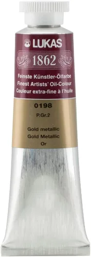 Vista 77 de Lukas 1862 Pintura al Óleo para Artistas Profesionales - Colores Tierra Amarillentos, 37 mL - Juego de 4 - Destacada Resistencia a la Luz, Sin