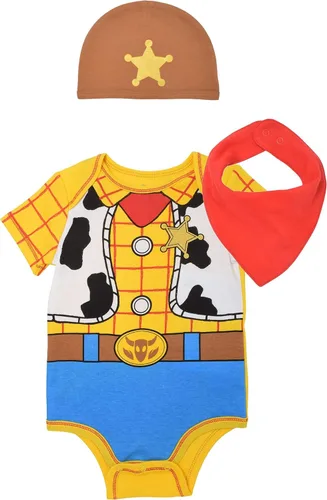 Vista 5 de Disney - Body para bebé con gorro de Toy Story, Pooh, Los increíbles, monstruos y Mickey