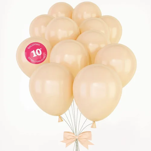 Vista 13 de HOUSE OF PARTY Globo de fiesta verde pastel – 100 unidades Globos de látex de 5 pulgadas con diferentes tamaños para decoraciones de graduación